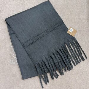 Just Cozy fringed scarf